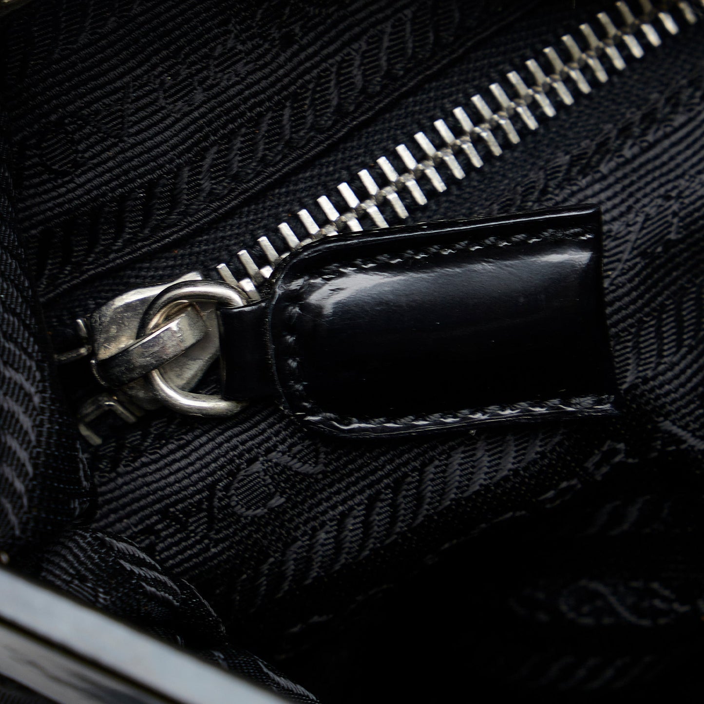 Prada Tessuto Handbag Black Nylon Canvas