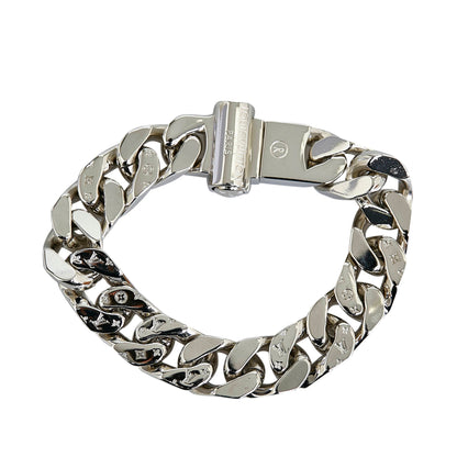 LOUIS VUITTON Silver Tone Bracelet Costume Bracelet