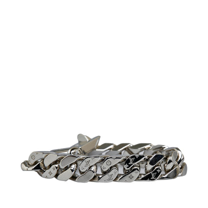 LOUIS VUITTON Silver Tone Bracelet Costume Bracelet