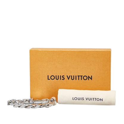 LOUIS VUITTON Silver Tone Bracelet Costume Bracelet