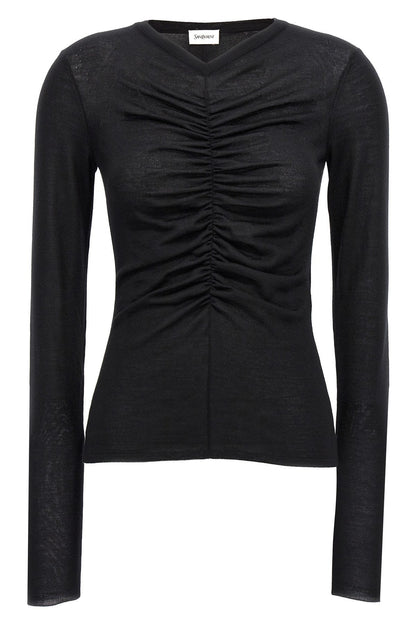 Saint Laurent Women Curled Sweater