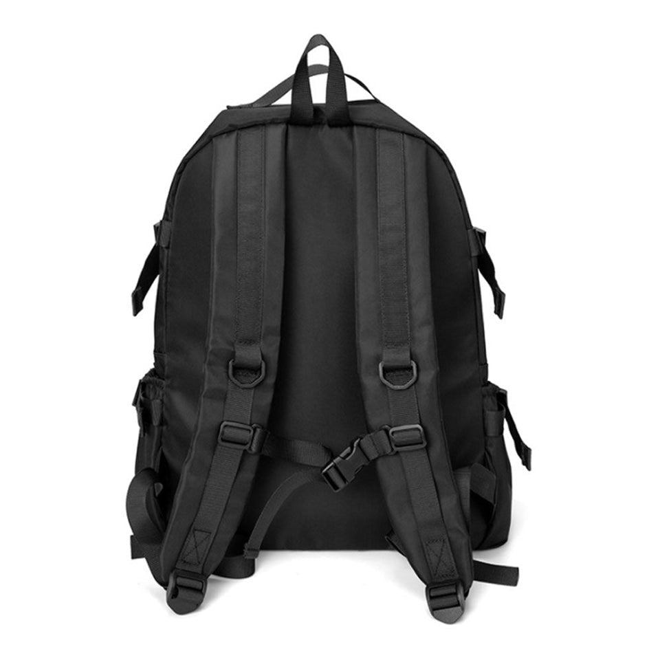 Gothslove Cool Black Backpacks For Colleges Nylon Large Capacity Aesthetic Gothic School Backpacks For Teens Bookbags