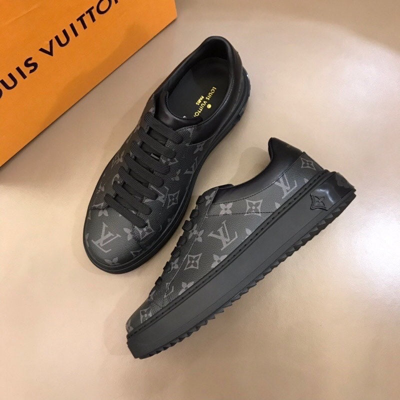 The Bags Vibe - Louis Vuitton Time Out Brown Black Sneaker