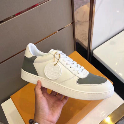 The Bags Vibe - Louis Vuitton Rivoli Low Gray White Sneaker