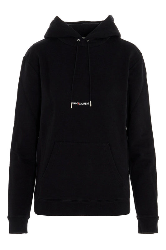 Saint Laurent Women Logo Print Hoodie