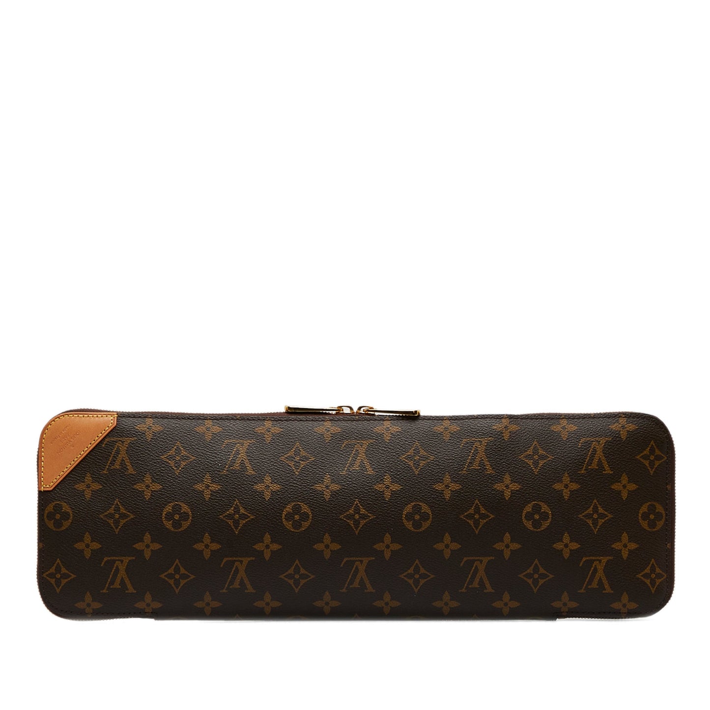 LOUIS VUITTON Monogram Etui 5 Cravat Tie Case Pouch