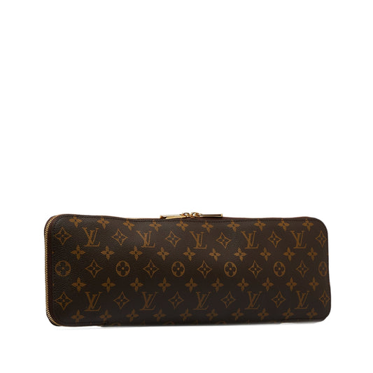 LOUIS VUITTON Monogram Etui 5 Cravat Tie Case Pouch