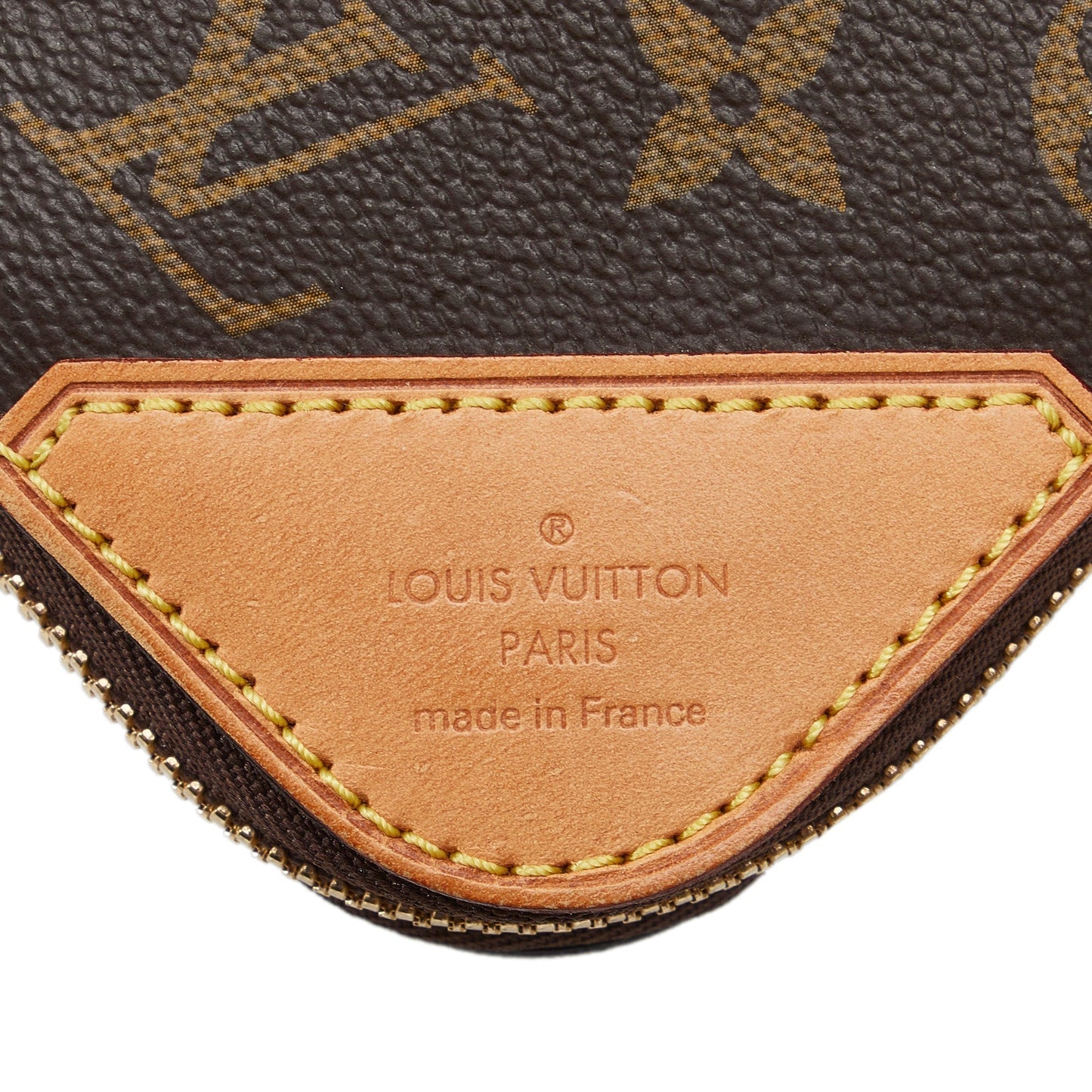 LOUIS VUITTON Monogram Etui 5 Cravat Tie Case Pouch