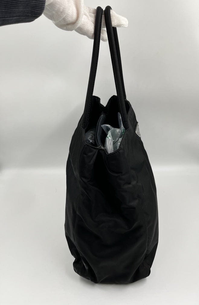 Prada Black Nylon Tote Bag