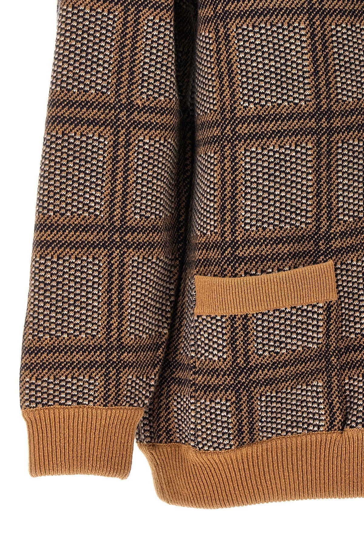 Gucci Women Check And 'Gg' Reversible Cardigan