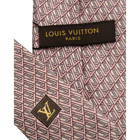 LOUIS VUITTON Grey & Pink Pattern