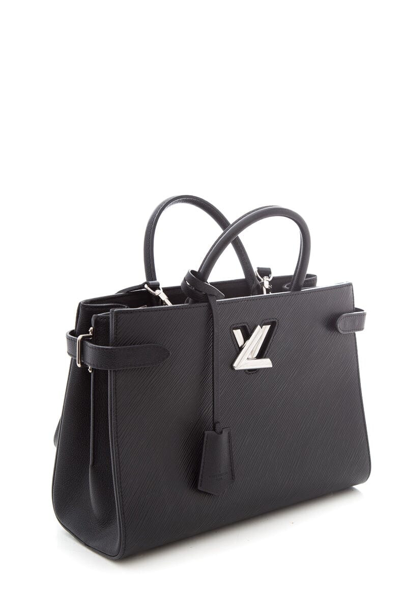 Louis Vuitton Black Epi Leather Twist Tote