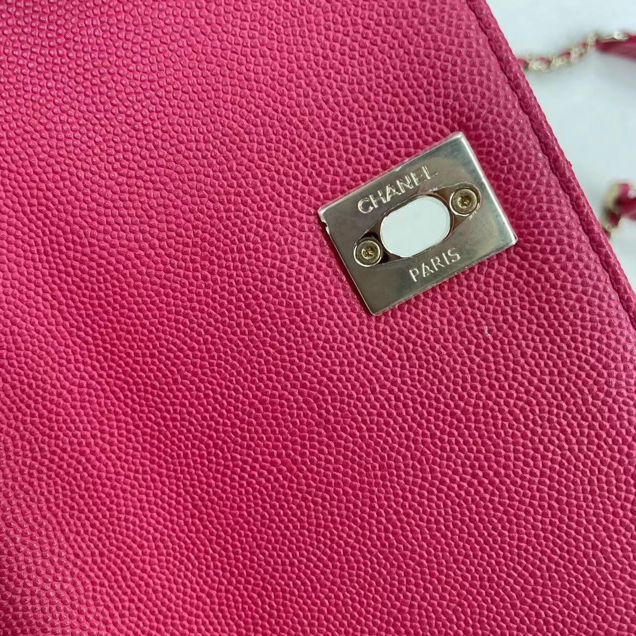 [Reserved] Chanel Business Affinity Small Pink Caviar Leather Top Handle Crossbody Bag