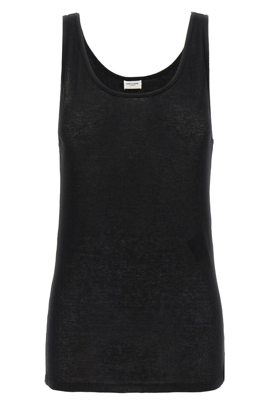 Saint Laurent Women Rib Top