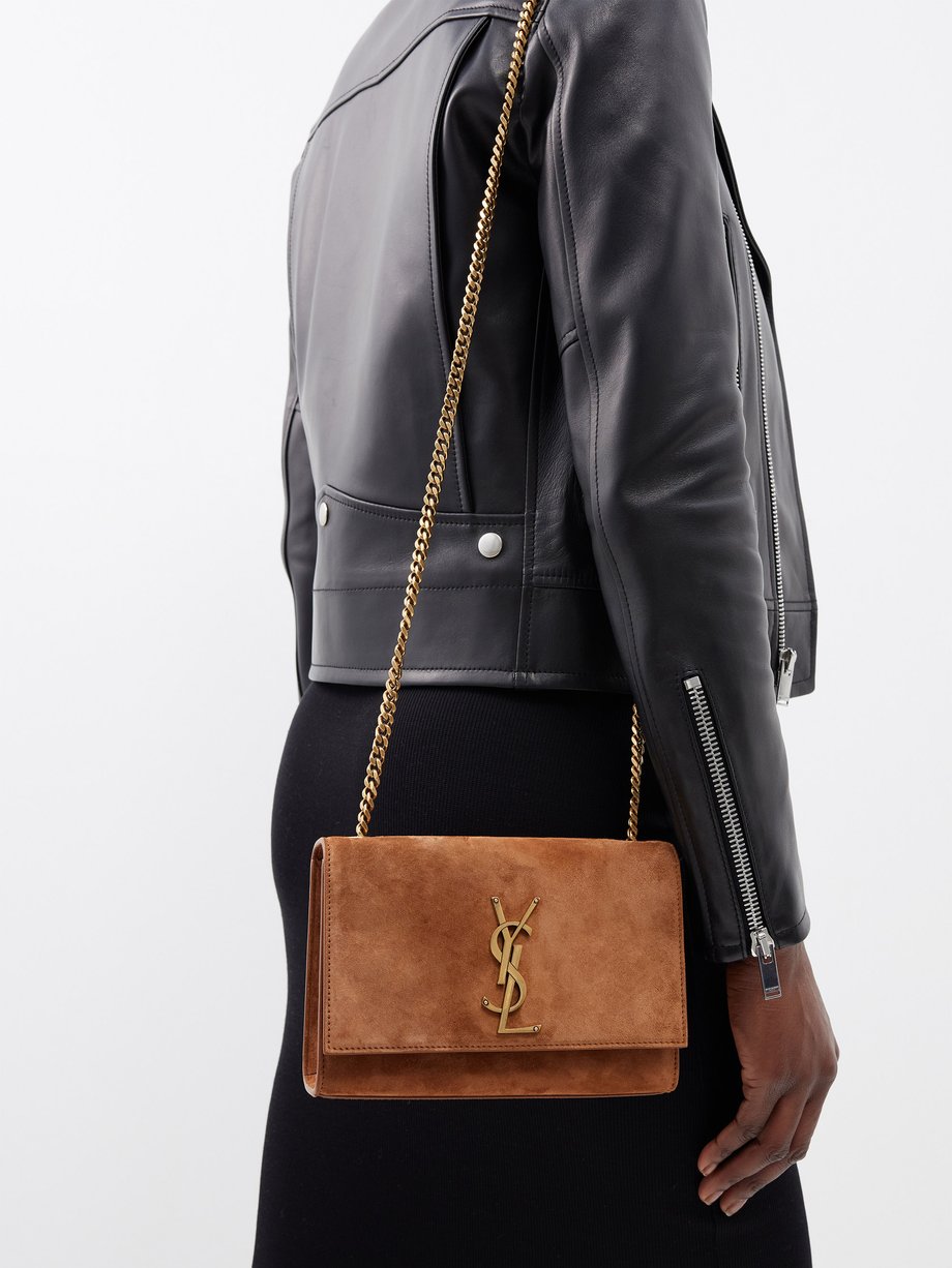 Saint Laurent Women Small Kate Leather Shoulder Bag