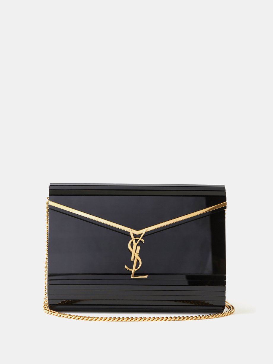 Saint Laurent Women Mini Cassandra Plexiglass Bag