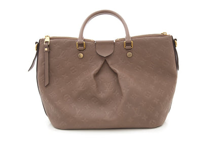 Louis Vuitton 2015 Dark Taupe Empreinte Mazarine Handbag