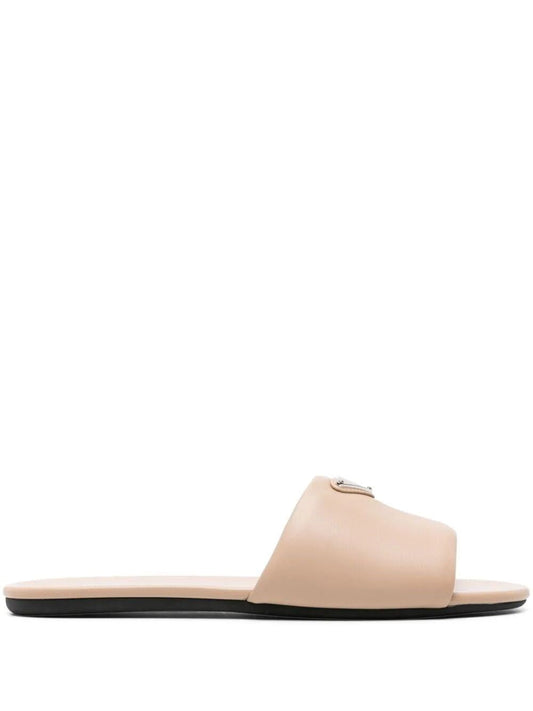 Prada Women Leather Slides