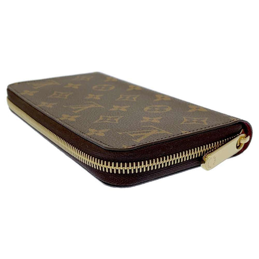 LOUIS VUITTON Zippy Wallet Fuchsia M41895 Monogram