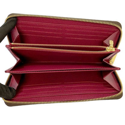 LOUIS VUITTON Zippy Wallet Fuchsia M41895 Monogram