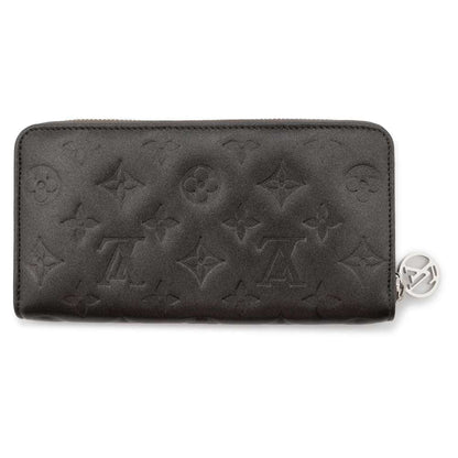 LOUIS VUITTON Zippy Wallet Anthracite M81763 Monogram/Lamb Leather