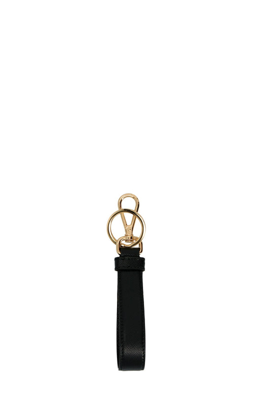 Prada Women Logo Saffiano Keyring