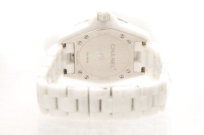 Chanel White J12 Watch