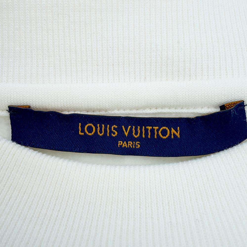 LOUIS VUITTON Watercolor Monogram Knitted Fabric Size S Multicolor Cotton95% Nylon5%