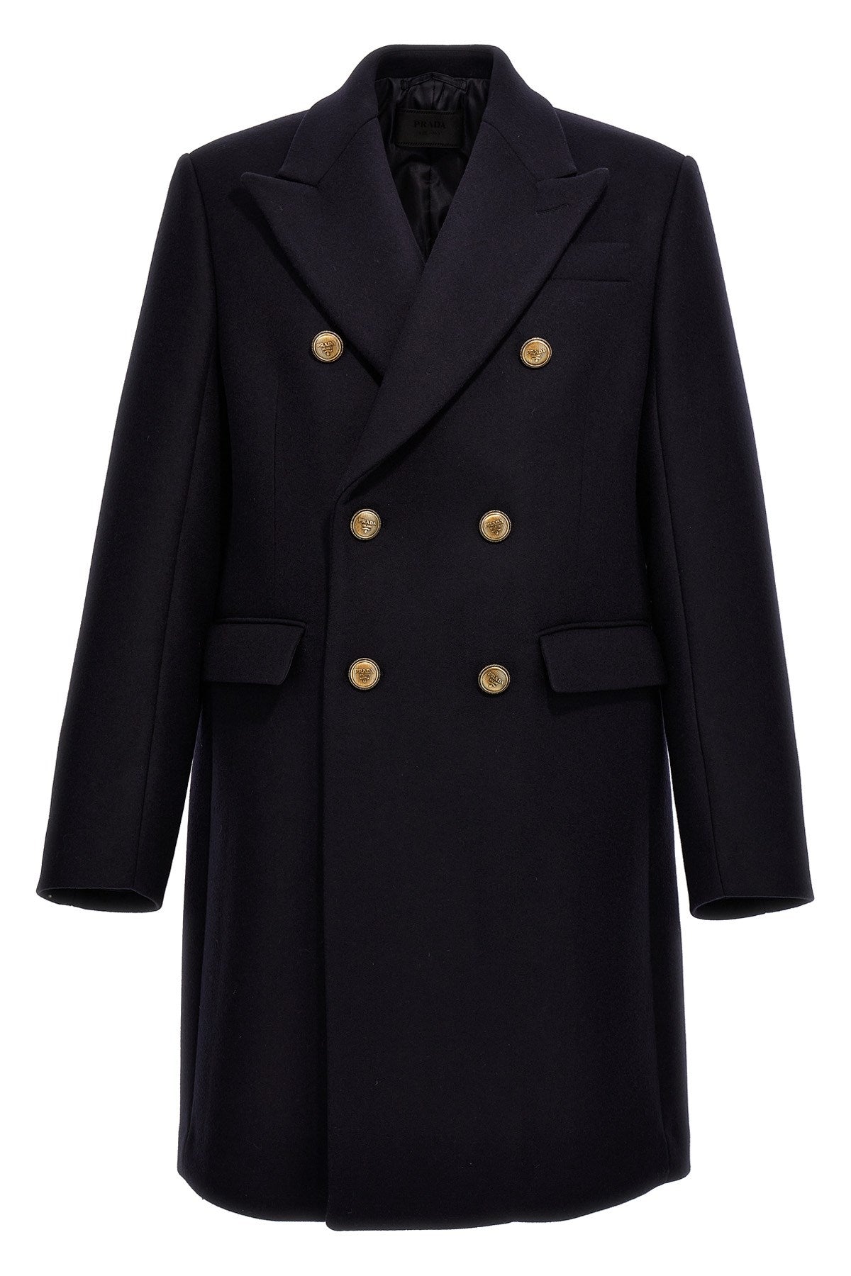 Prada Men Double-Breasted Coat