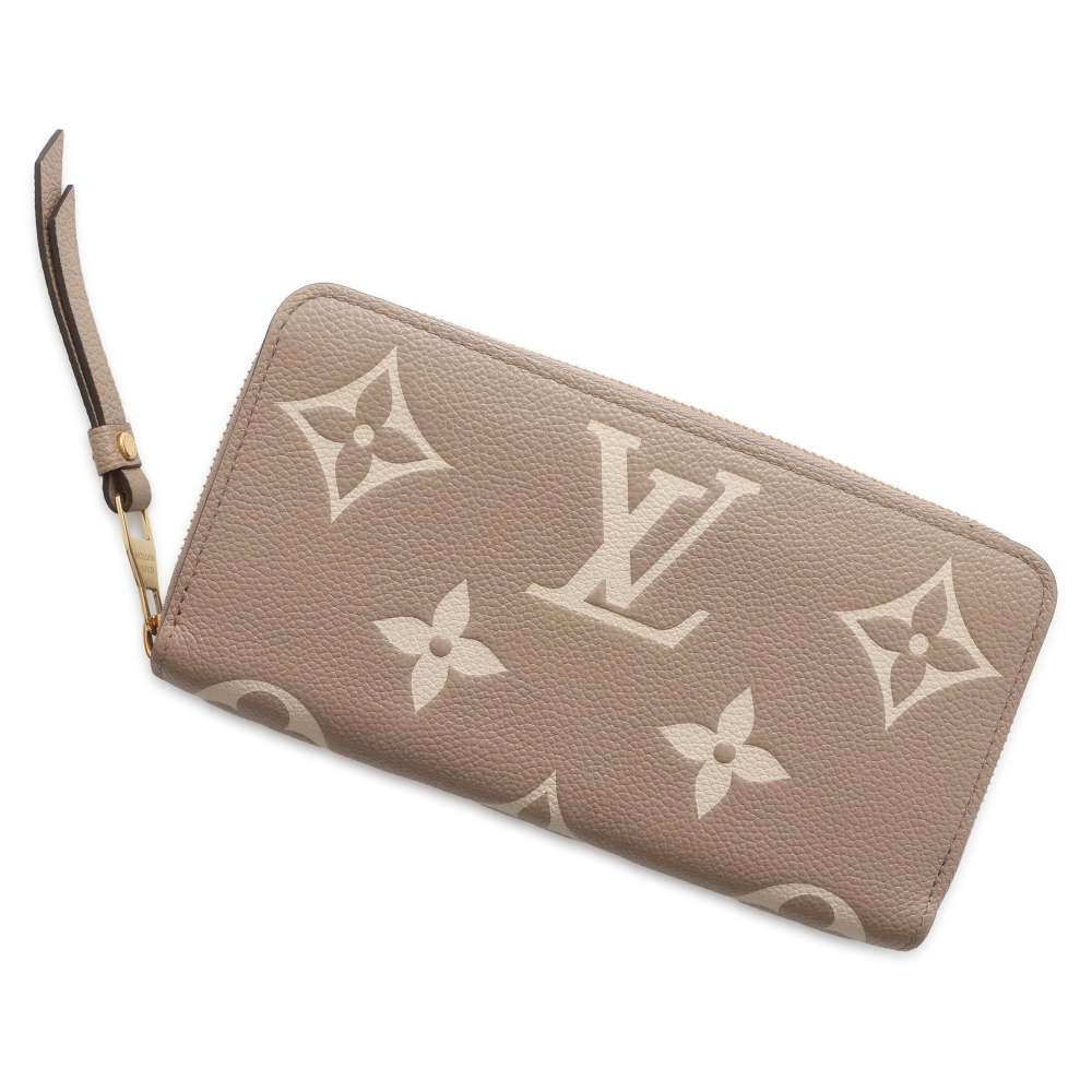 LOUIS VUITTON Zippy Wallet Tourterelle claim M69794 Monogram Empreinte Leather