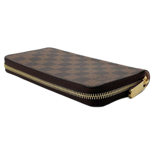 LOUIS VUITTON Zippy Wallet Rose Ballerine N60046 Damier Ebene Canvas