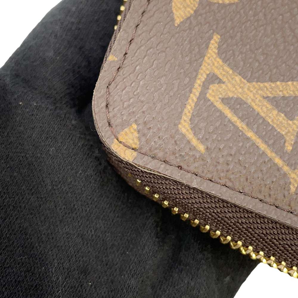 LOUIS VUITTON Zippy Wallet Brown M42616 Monogram