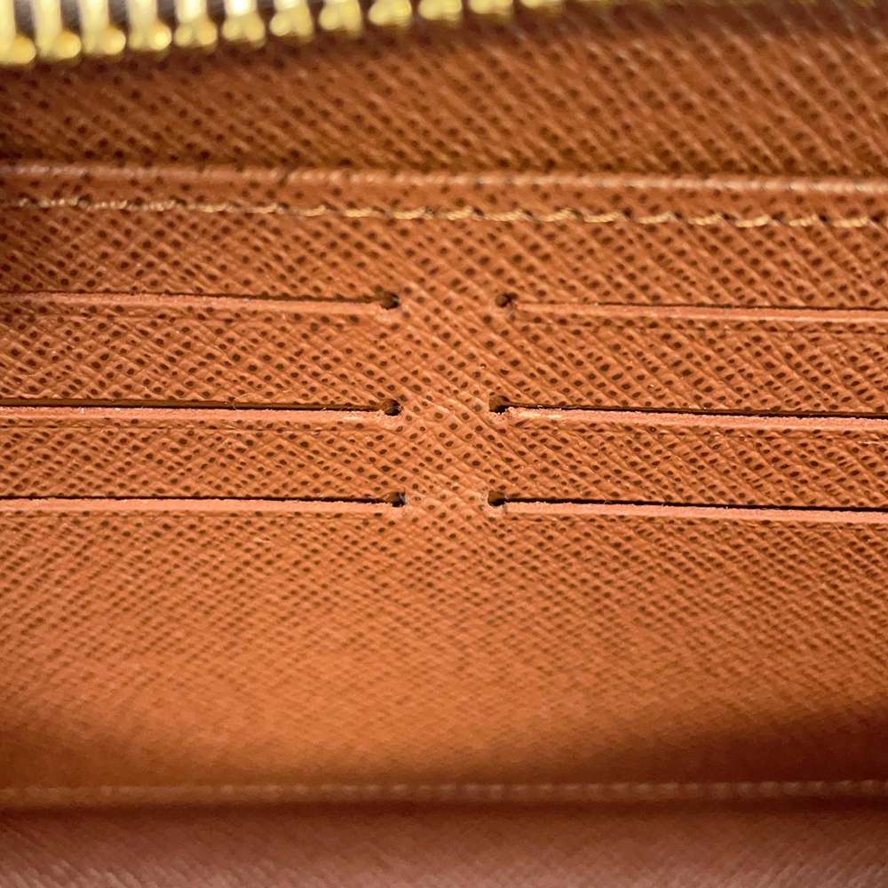 LOUIS VUITTON Zippy Wallet Brown M42616 Monogram