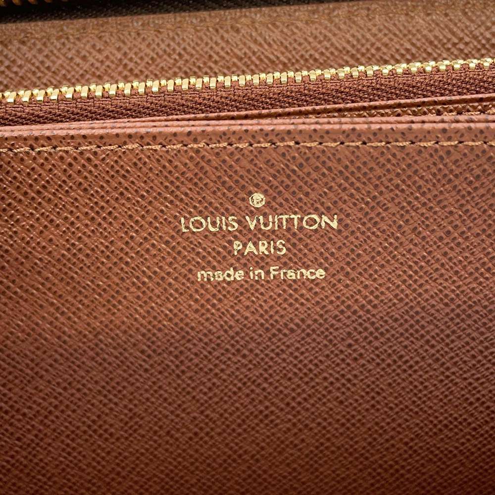 LOUIS VUITTON Zippy Wallet Brown M42616 Monogram