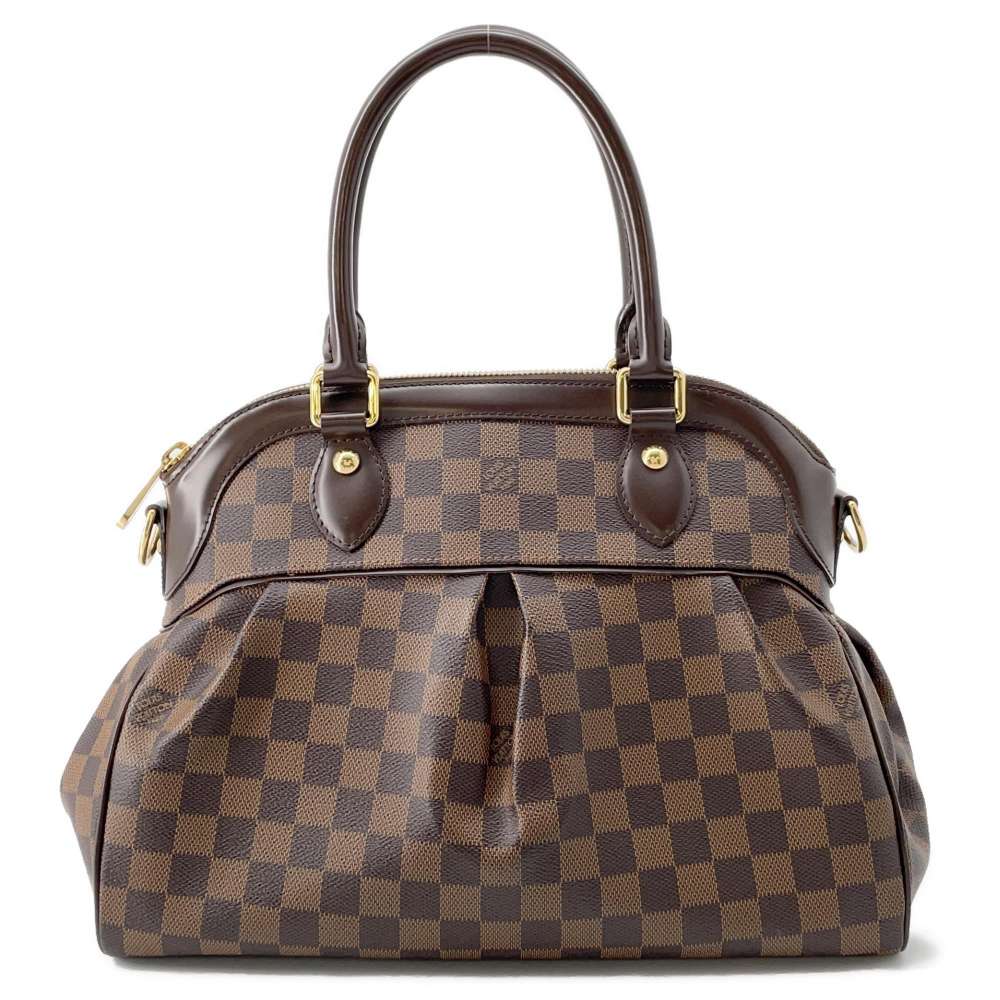 LOUIS VUITTON Trevi Red N51997 Damier Ebene Canvas Size PM