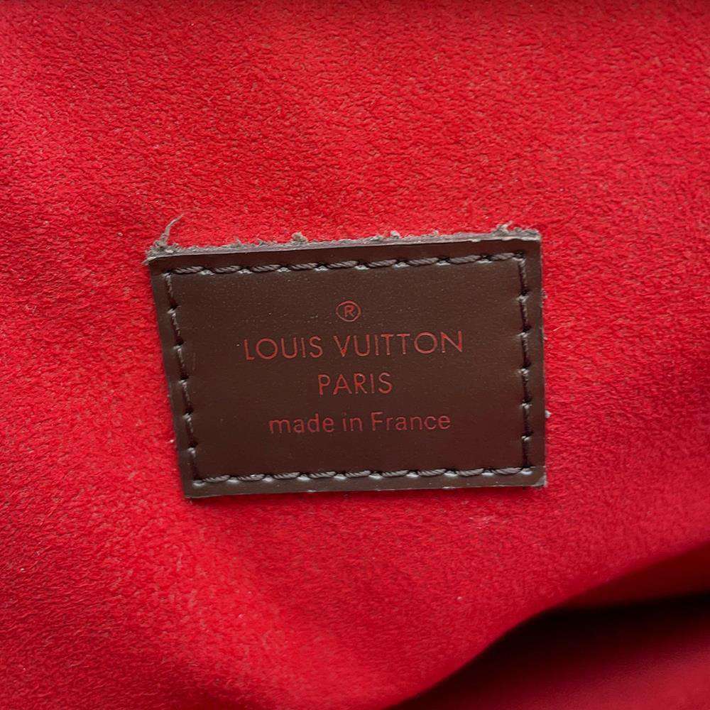 LOUIS VUITTON Trevi Red N51997 Damier Ebene Canvas Size PM