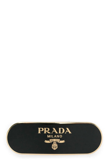 Prada Women Logo Hair Clip