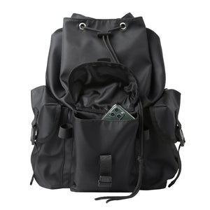 Gothslove Black backpacks Nylon Waterproof Backpack School Bags For Teenage Boys College Large Capacity Mens Travel Bag