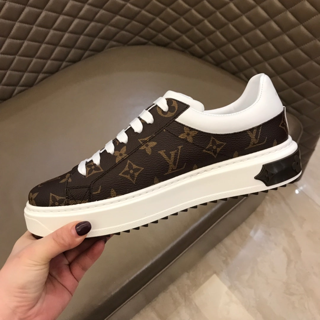 The Bags Vibe - Louis Vuitton Time Out Brown Sneaker