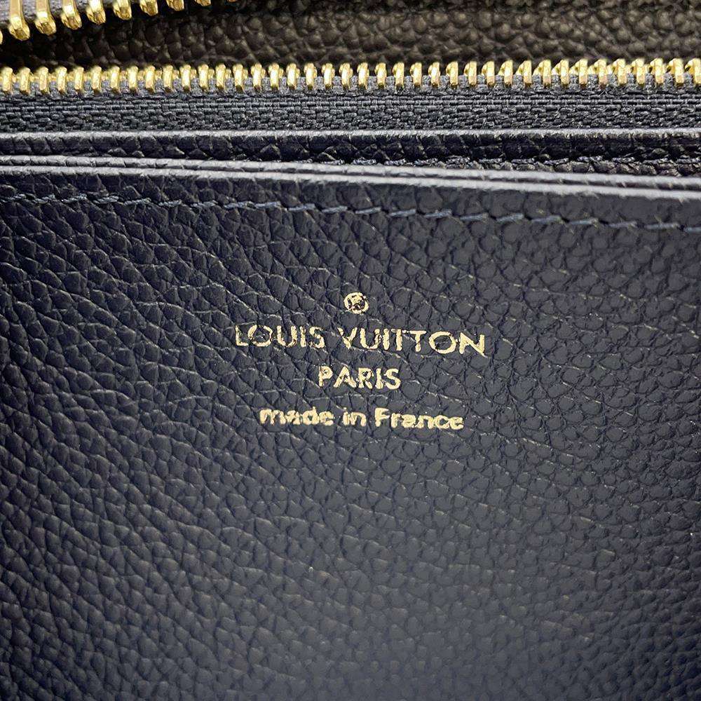 LOUIS VUITTON Zippy Wallet Marine Rouge M62121 Monogram Empreinte Leather