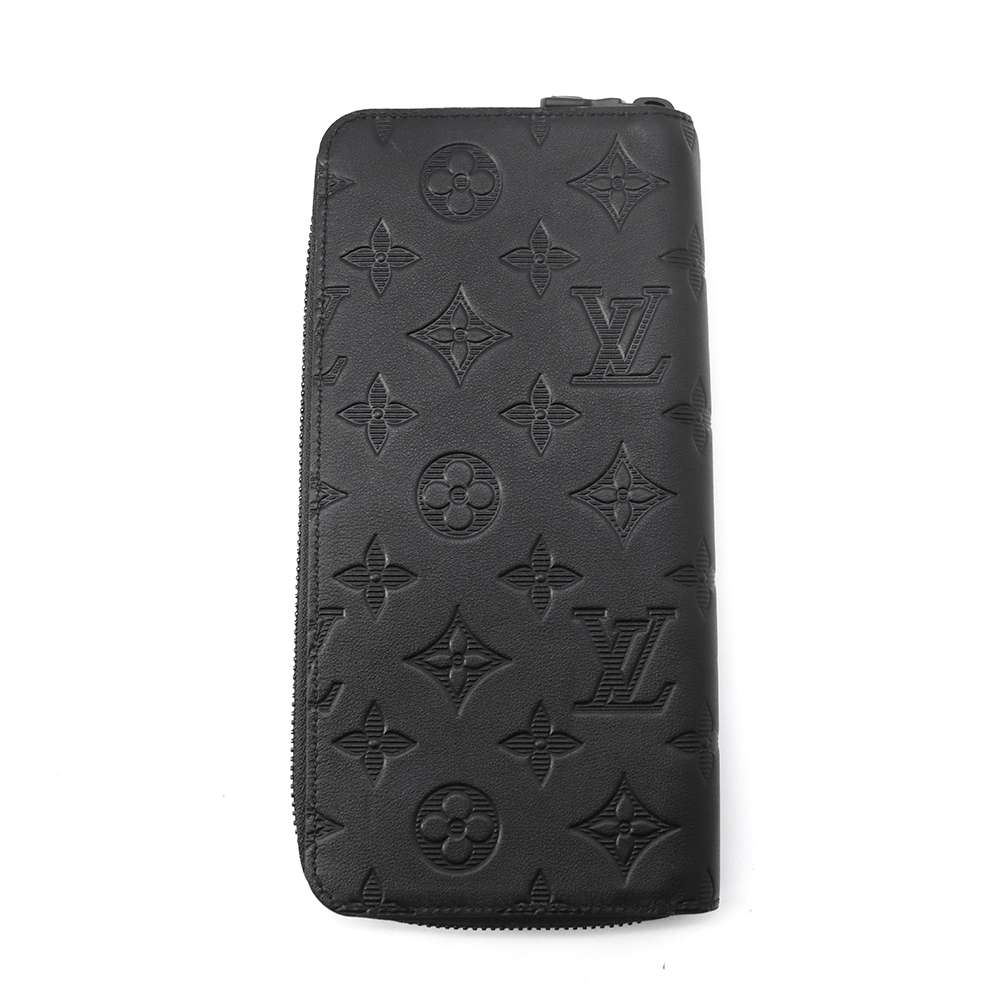 LOUIS VUITTON Zippy wallet Vertical Noir M62902 Monogram Shadow