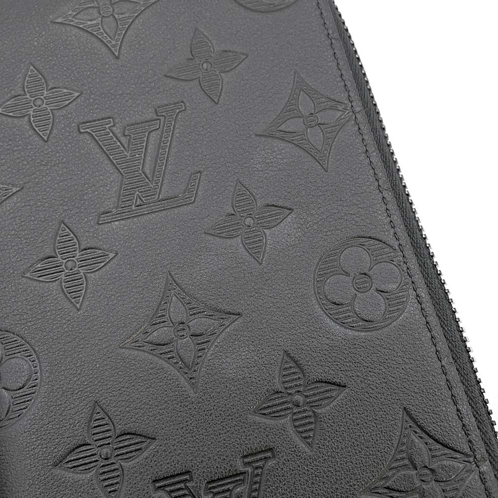 LOUIS VUITTON Zippy wallet Vertical Noir M62902 Monogram Shadow