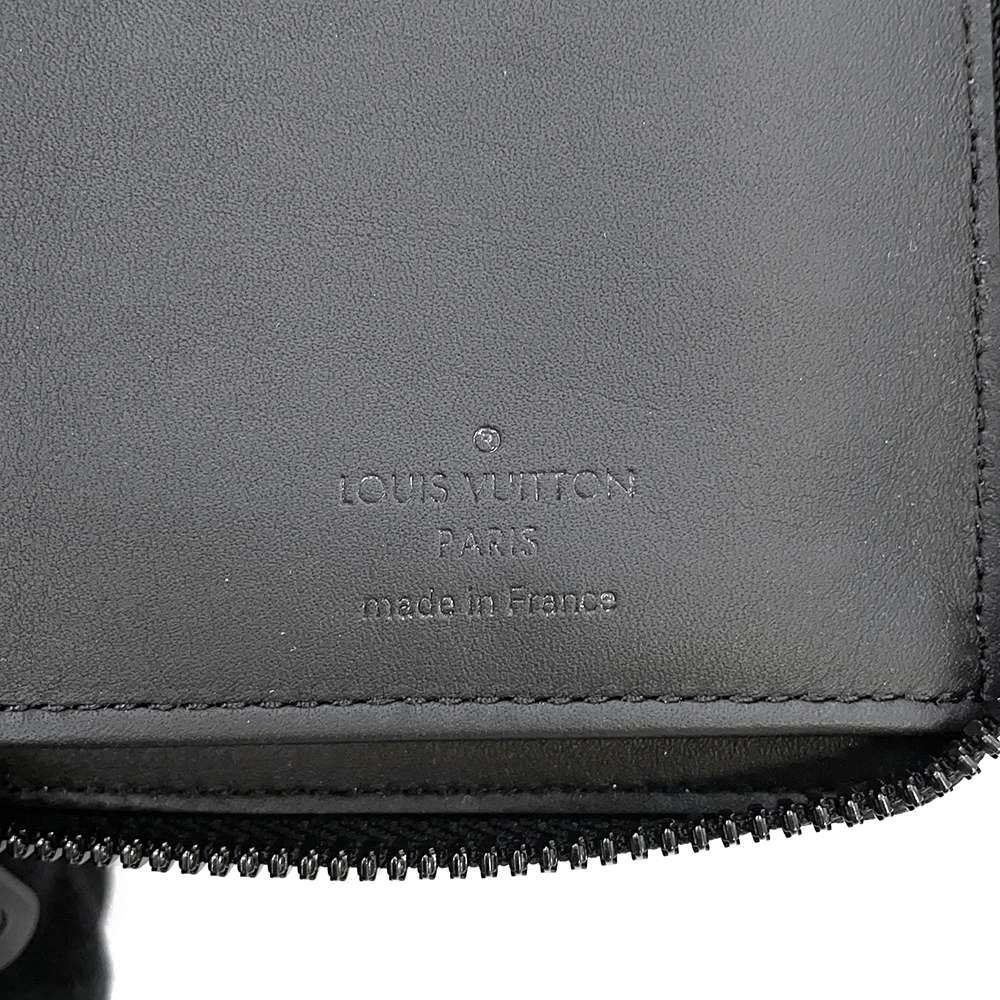 LOUIS VUITTON Zippy wallet Vertical Noir M62902 Monogram Shadow