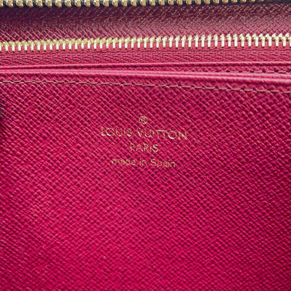 LOUIS VUITTON Zippy Wallet Fuchsia M41895 Monogram