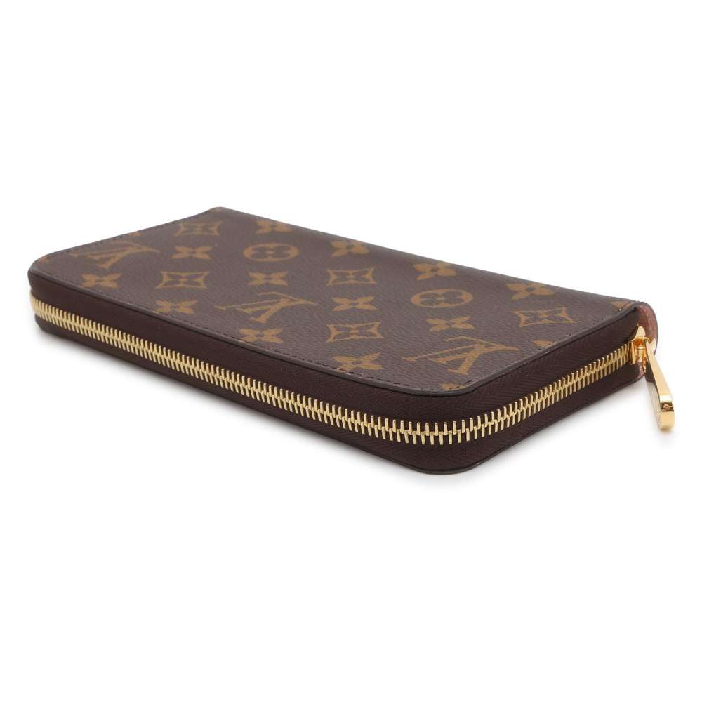 LOUIS VUITTON Zippy Wallet Rose Ballerine M41894 Monogram