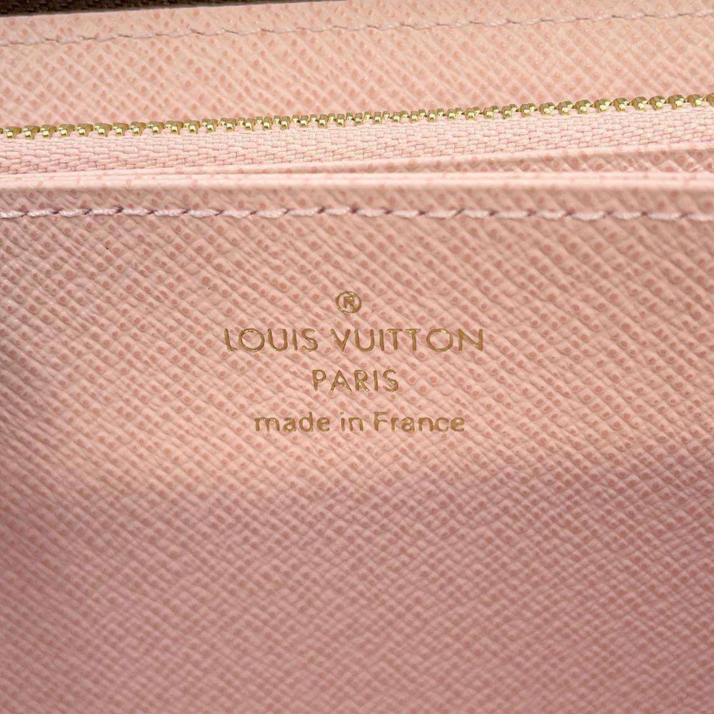 LOUIS VUITTON Zippy Wallet Rose Ballerine M41894 Monogram