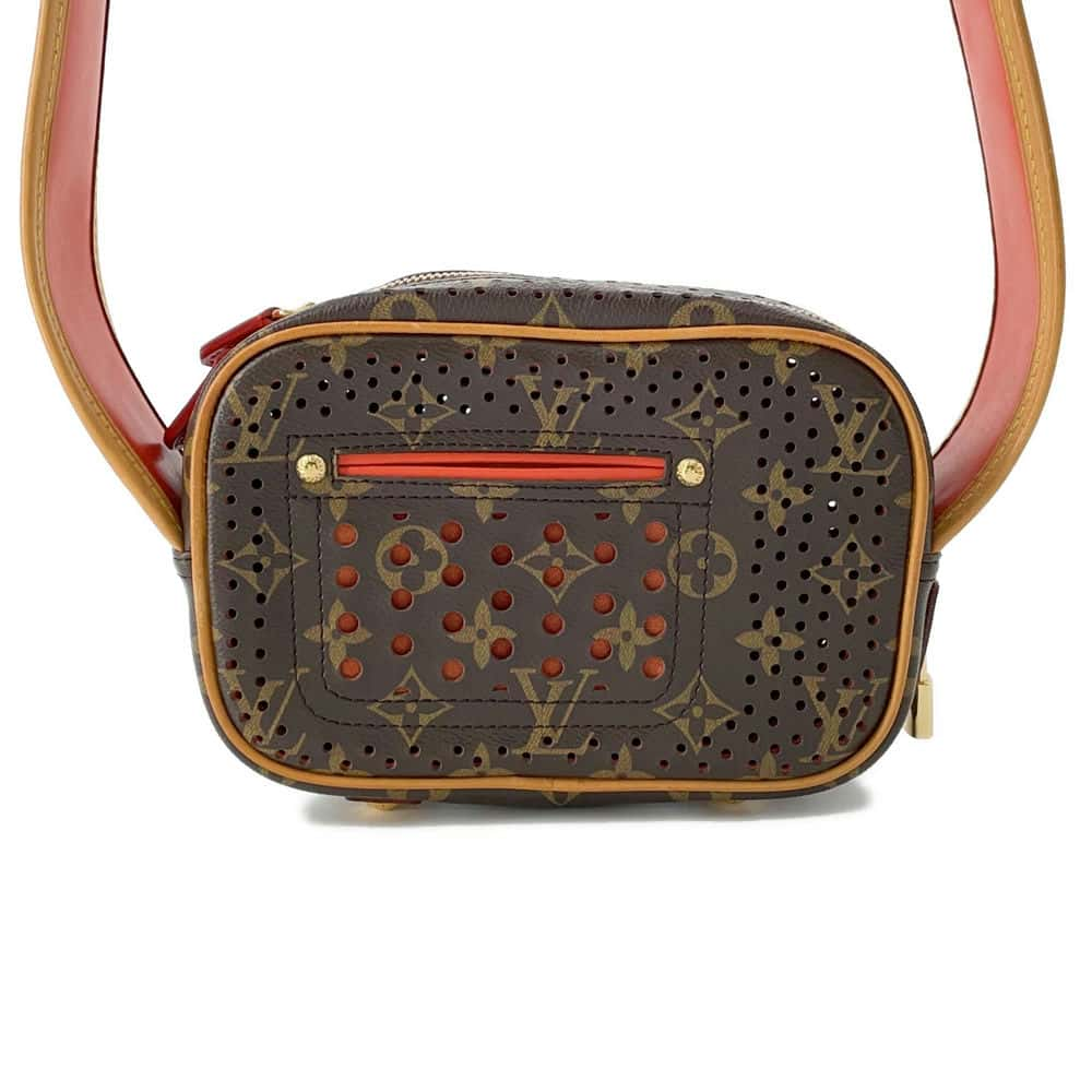 LOUIS VUITTON Trocadero Orange M95177 Monogram Perfo Size Mini