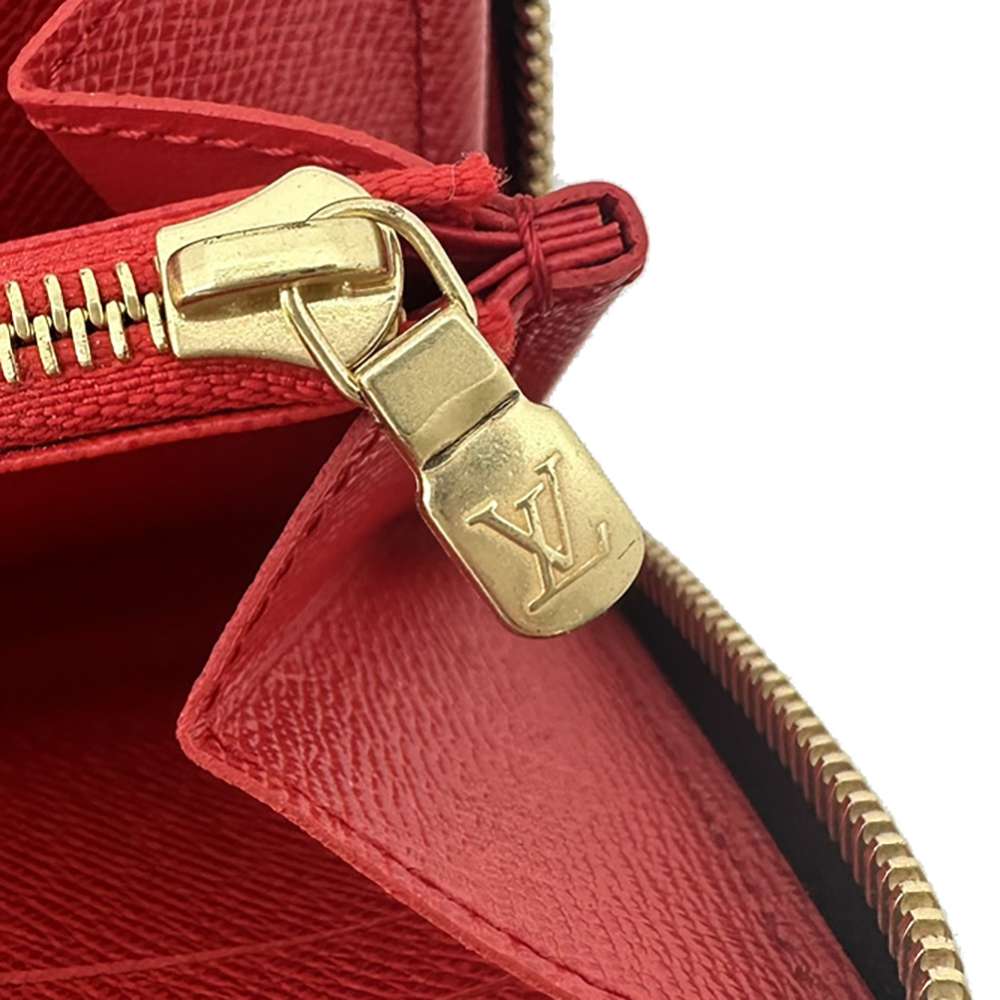 LOUIS VUITTON Zippy Wallet Coquelicot M41896 Monogram