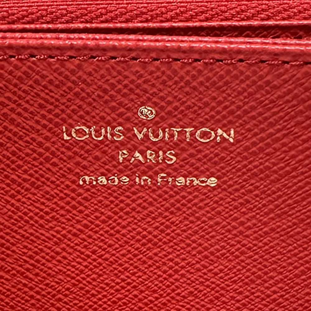 LOUIS VUITTON Zippy Wallet Coquelicot M41896 Monogram