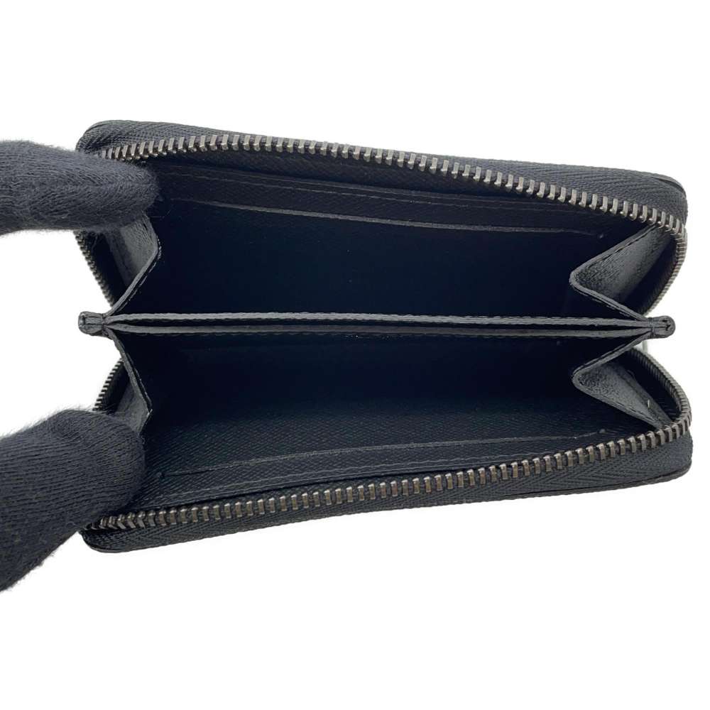 LOUIS VUITTON Zippy Coin Purse Vertical Noir M81662 Monogram Eclipse